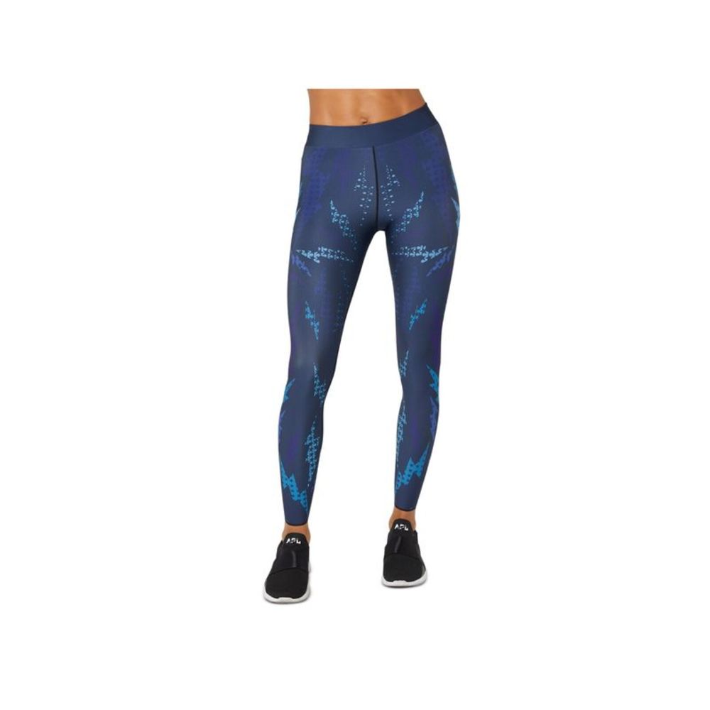 COR Womens Navy Printed Skinny Leggings L